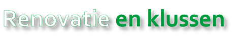 Renovatie en klussen
